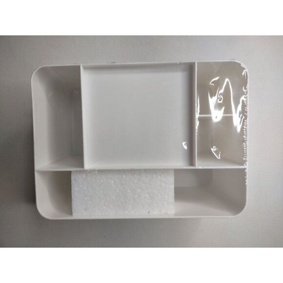 White Office Organizer with 6 Compartments - Picture 4 of 7